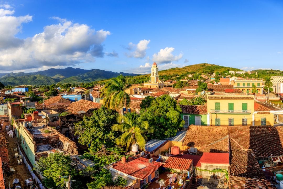 The view over Trinidad, Cuba. The city is a Unesco World Heritage site
